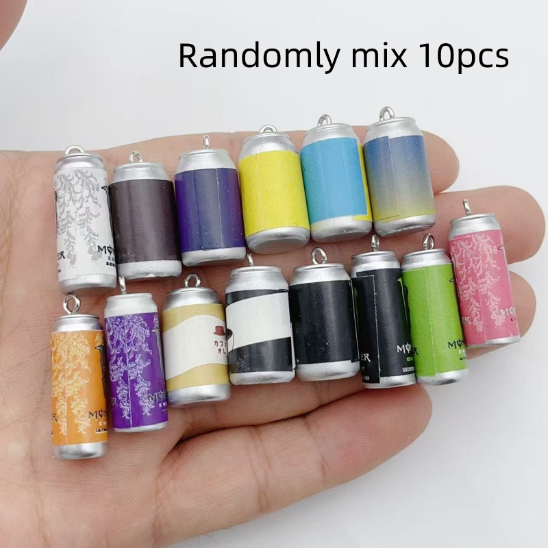 10Pcs Mini Simulation Beverage - đánh giá và giá Phone Accessories Charms