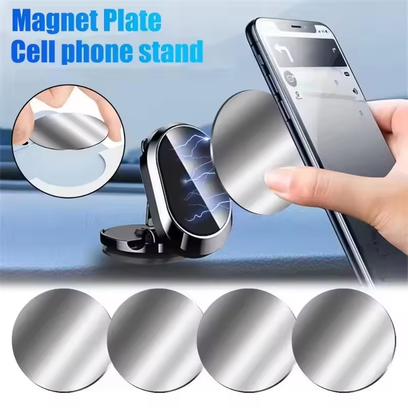 1/50Pcs Ultra Thin Metal Plate - đánh giá và giá Phone Accessories Holder Car